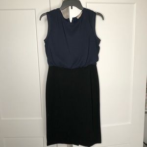 ANN TAYLOR LOFT Dress Blue Black